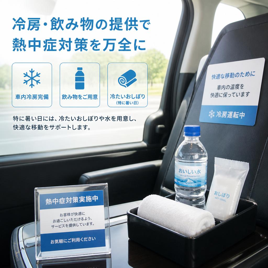 熱中症対策を徹底