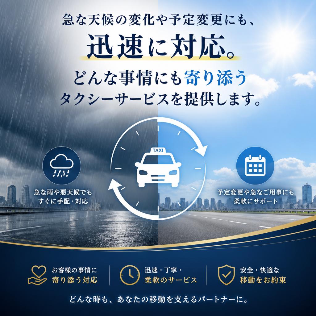 柔軟な対応で安心を